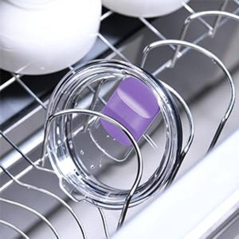 Tumbler Lid 2-Pack Replacement For 14oz Mug 35oz Straw Cup - Magnetic Slide Switch Leak-Proof Travel Lid For 30oz Insulated Cup - Image 2
