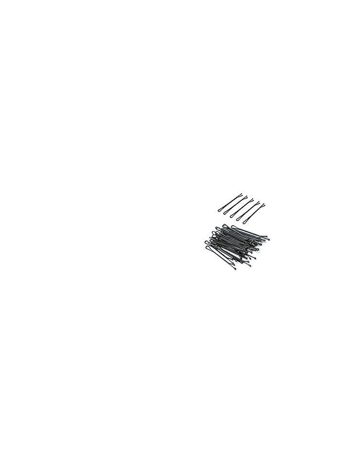 دبابيس شعر Bobby Pins معدنية – عبوة 48 دبوس – تثبيت قوي لجميع أنواع الشعر - Image 3