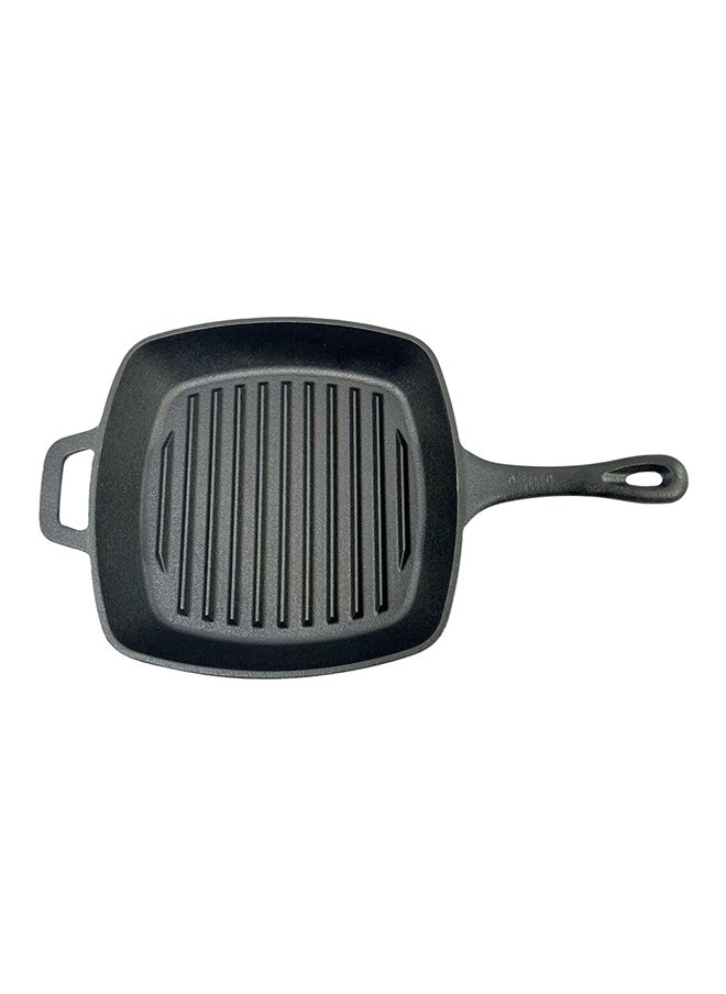 PARFAIT Ergonomic Handle Cast Iron Square Shaped Grill Pan Black 44.5 x 26cm XG250  - Image 4
