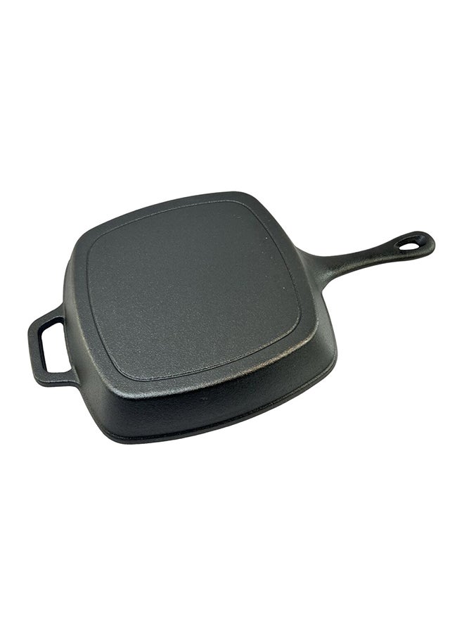 PARFAIT Ergonomic Handle Cast Iron Square Shaped Grill Pan Black 44.5 x 26cm XG250  - Image 2