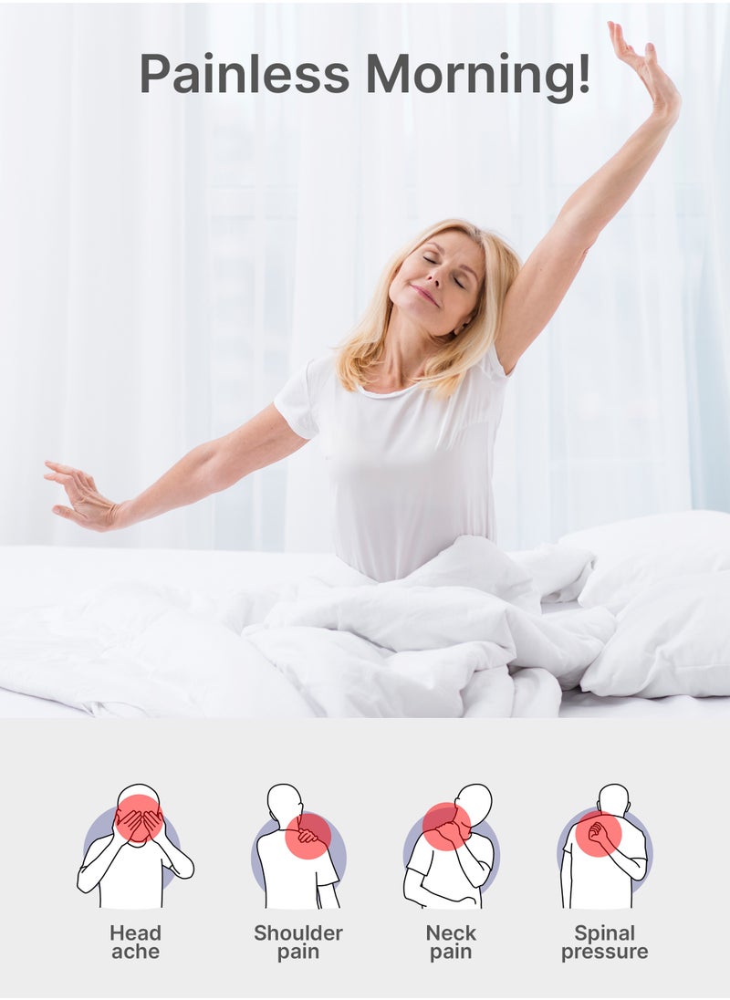 American Linen Specialty Medical Cervical Sleeping Orthopedic Memory Foam Ergonomic Contour Pillow For Neck And Shoulder Support Pain Relief  - Image 3