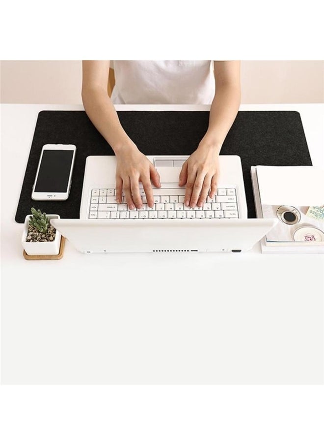 yongsheng Gaming Mouse Pad， 32*70cm Desk Mat Protector, Dual Side Soft Smooth Mouse Pad Writing Mat for Office Home, Dark Gray  - Image 5