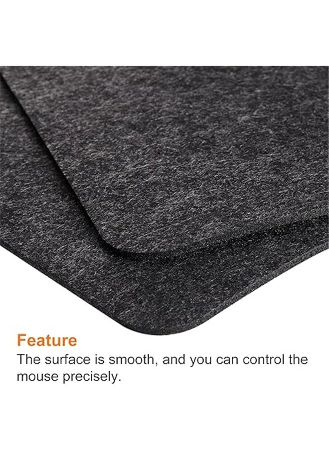 yongsheng Gaming Mouse Pad， 32*70cm Desk Mat Protector, Dual Side Soft Smooth Mouse Pad Writing Mat for Office Home, Dark Gray  - Image 4