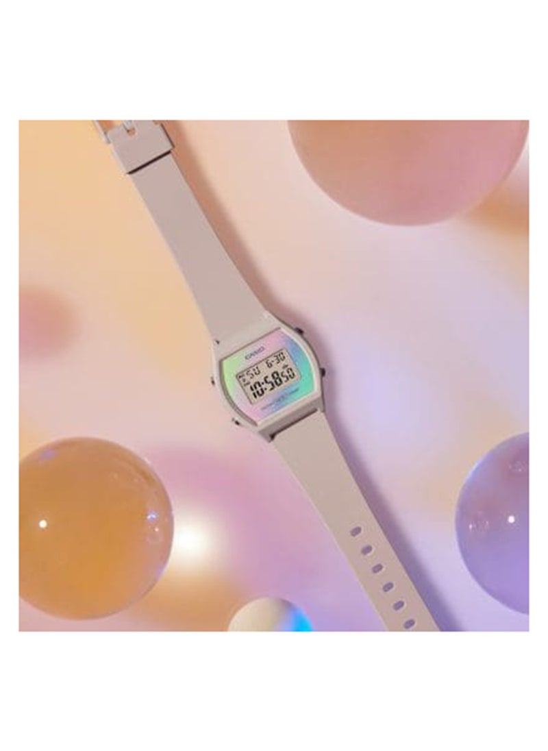 CASIO - Girls Digital Hexagon Shape Resin Wrist Watch LW-205-4ADF - 35 Mm - Image 1