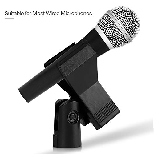 Inovat Pack of 2 Pcs Universal Adjustable Microphone Butterfly Clip Mic Clip Holder for Mic Stand with 5/8" Male to 3/8" Female Adapter - Image 5