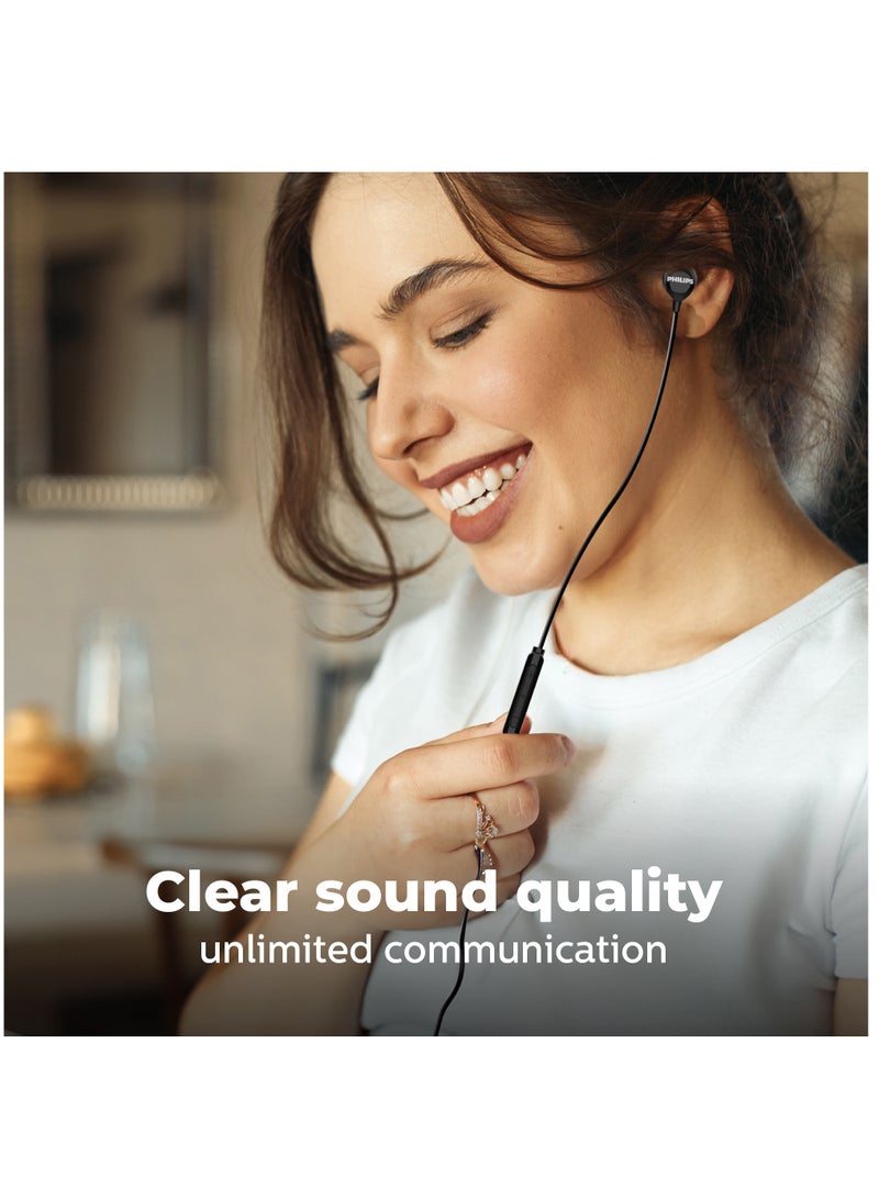 Philips Wired In-Ear Type-C Earphones with Microphone – Noise Isolating, Call Button, Optimal Fit, 1.2M Cable Black - Image 3
