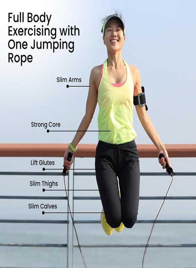 Limm Adjustable Jump Rope for Workout - All-Purpose Jump Rope Kids and Adults Love, Tangle-Free, Comfortable Foam Handles - Best Cardio & Endurance Training - Get & Stay Fit, Lose Weight Black - Image 5