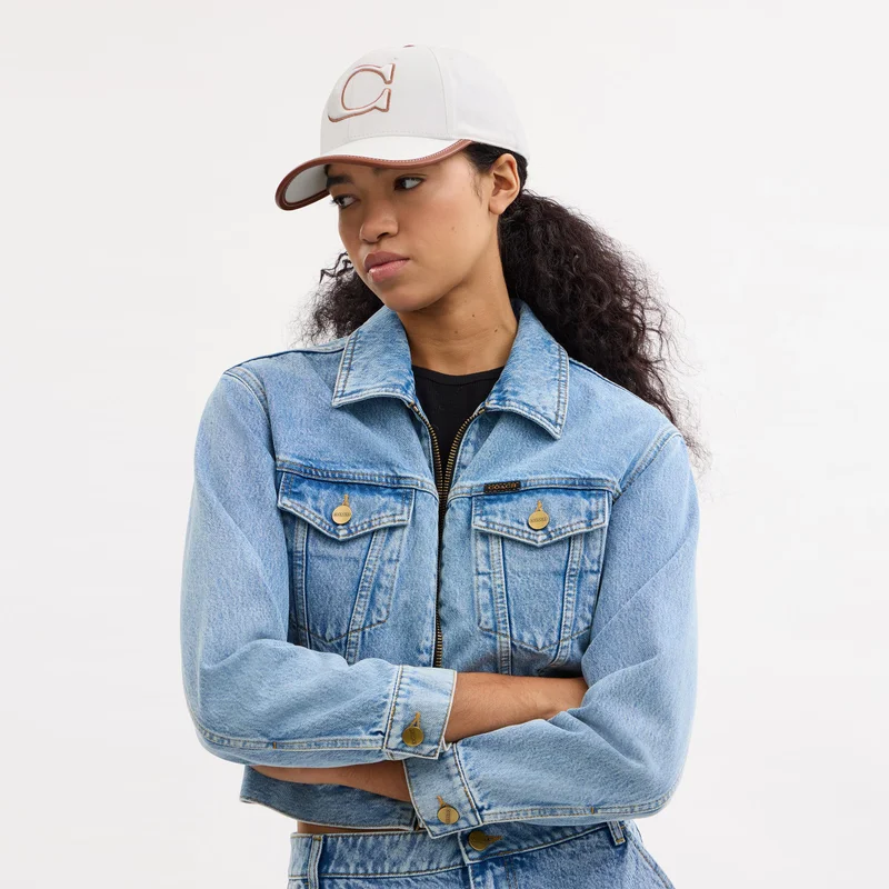 كوتش C Cotton Canvas Baseball Hat
