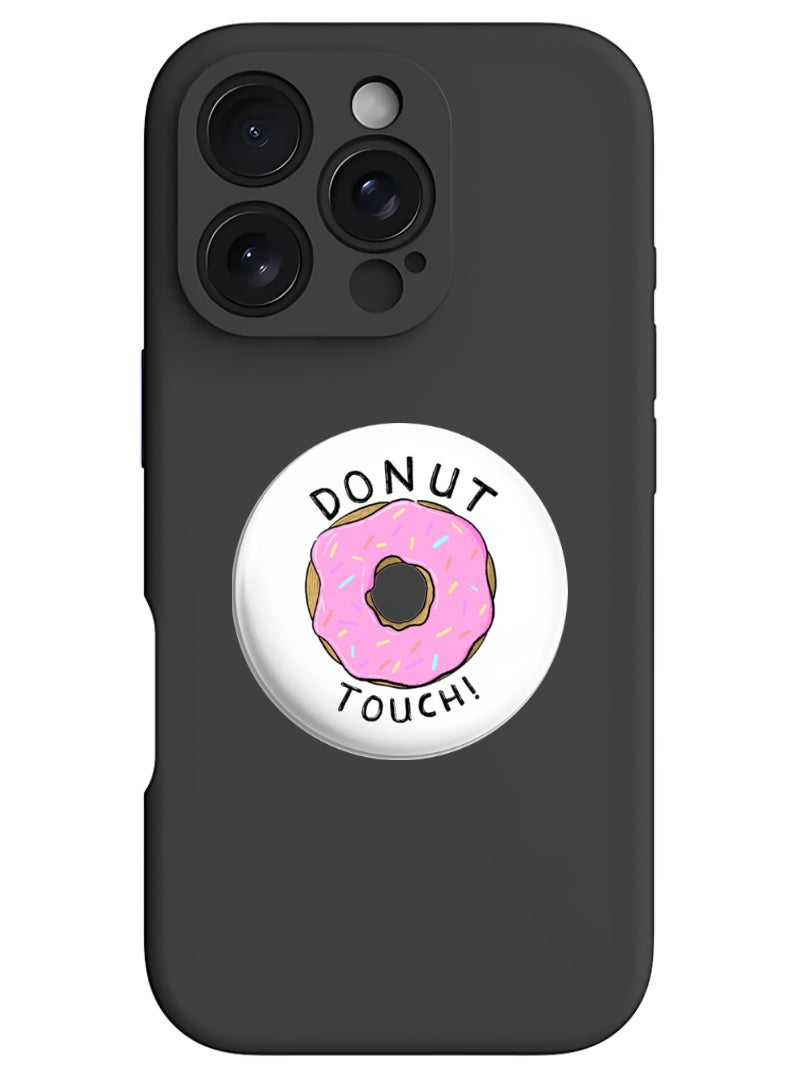 Theodor iPhone 16 Pro Max Black Protective Slim Fit Case Liquid Silicone Cover with Full Body Protection Anti-Scratch Shockproof Case For iPhone - Dog (2) - Image 1