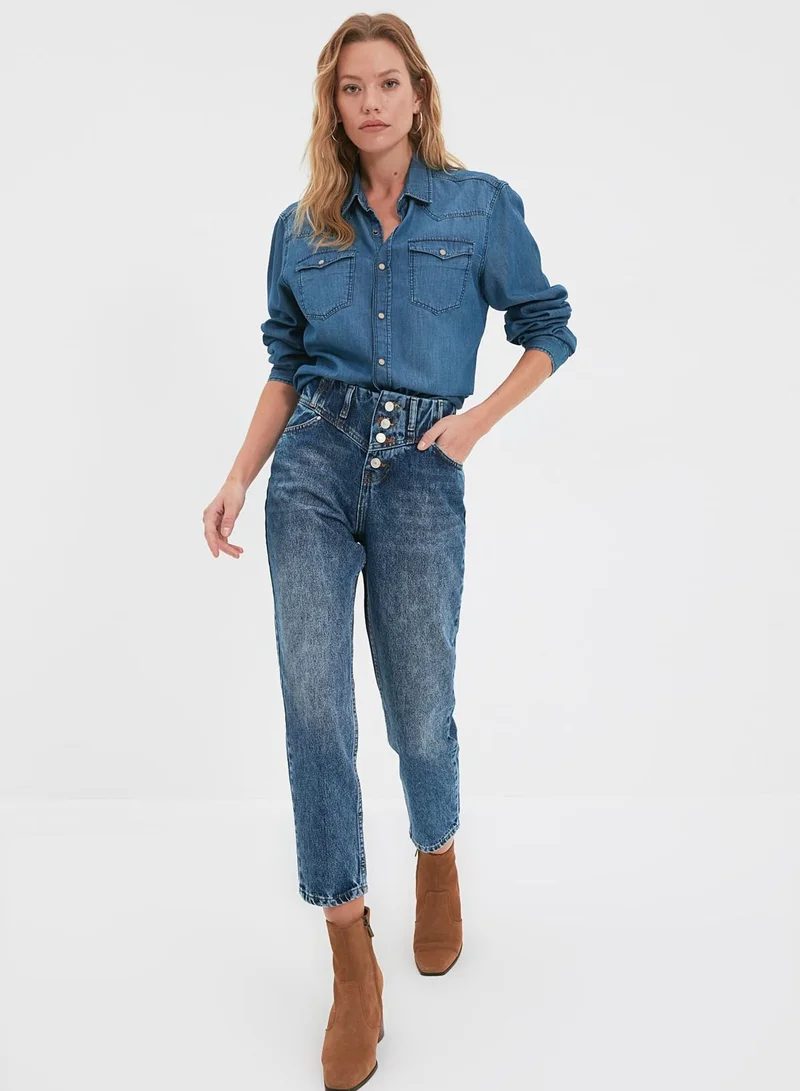 trendyol High Waist Mom Jeans
