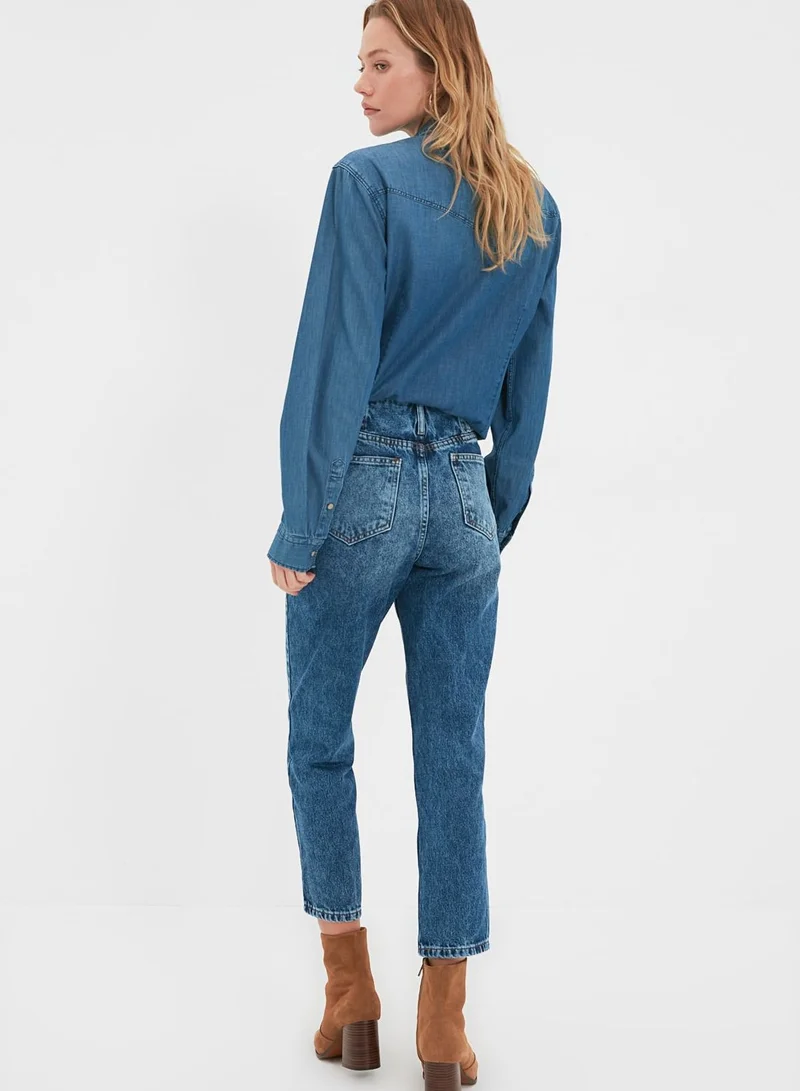 trendyol High Waist Mom Jeans