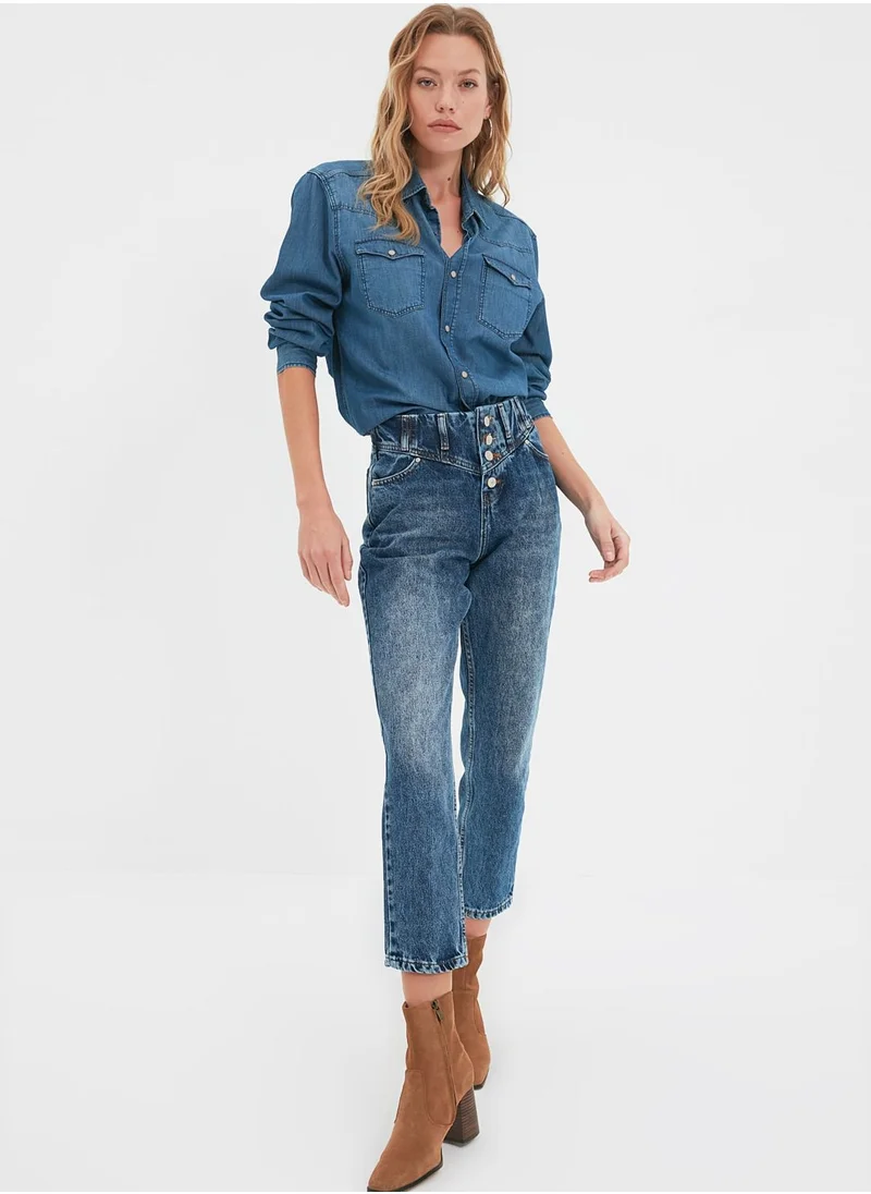 trendyol High Waist Mom Jeans