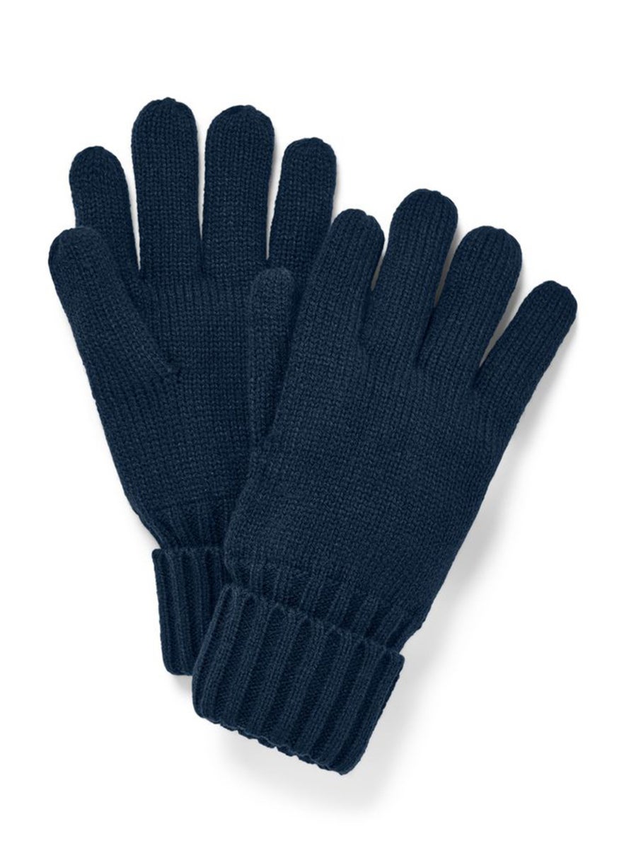 Tchibo Unisex 1 Pair Knitted Gloves, Dark Blue  - Image 2