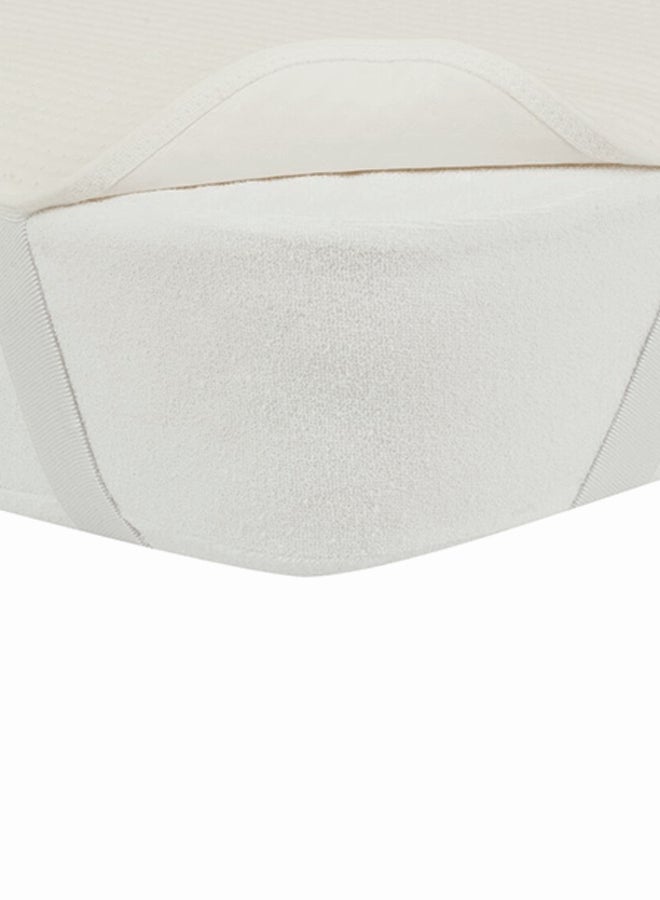 كاراتيكس يوموس واقي فرشة بحجم كوين مريح مقاوم للتسرب أبيض 29.718 × 31.496 × 13.462 سم 1002307 - Image 1