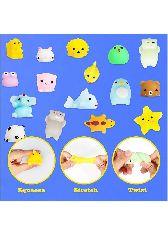 JOMILA Squishy Mochi Squishy Toys for Kids Party Favors Mini Sensory Stress Relief Toys Goodie Bags Novelty Toy Classroom Prizes Birthday Gift(100 pack) - Image 4