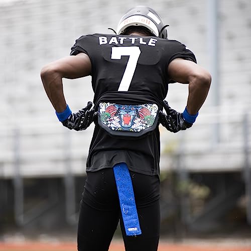 Battle منشفة كرة القدم بطل، منشفة رياضية رقيقة، تجفف اليدين وإكسسوارات كرة القدم (بيضاء) - Image 2