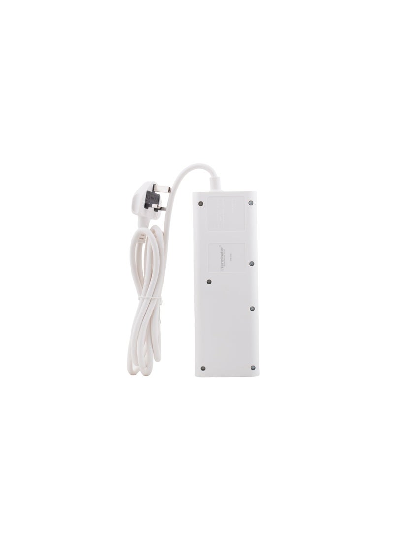 Terminator 3 Way Universal Power Extension Socket With Individual Switches, Indicators, 2M Cable and 13A Fused Plug. - Image 2