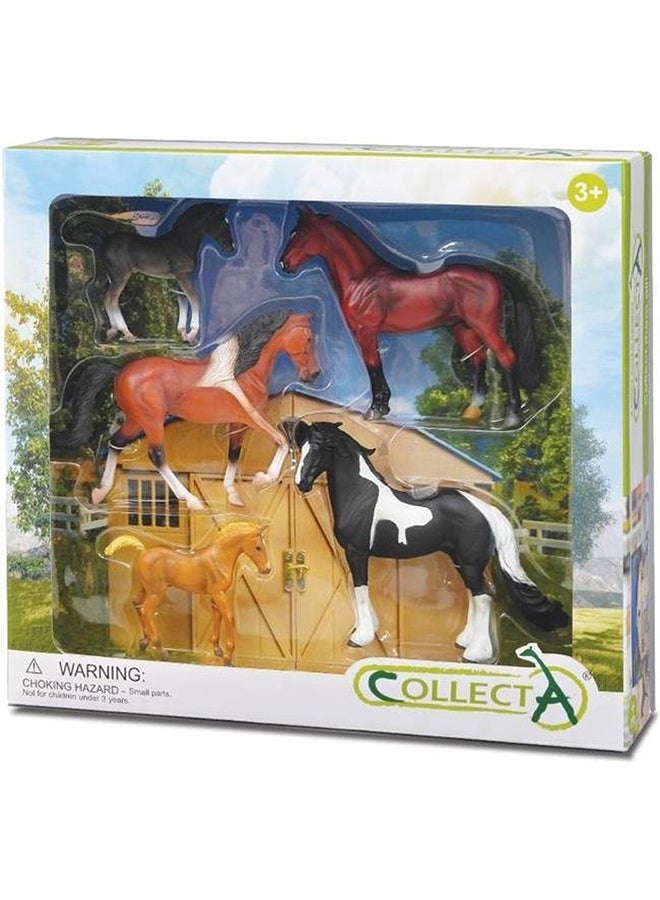 Collecta - Horses Life 5 Pieces - 89261