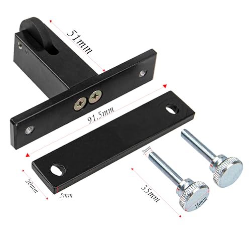 Yootones 1Pcs Yootones Violin Bridge Fitting Tool Violin Metal Bridge Holder Compatible with Adjustable Violins Luthier Tool (Black) - Image 5