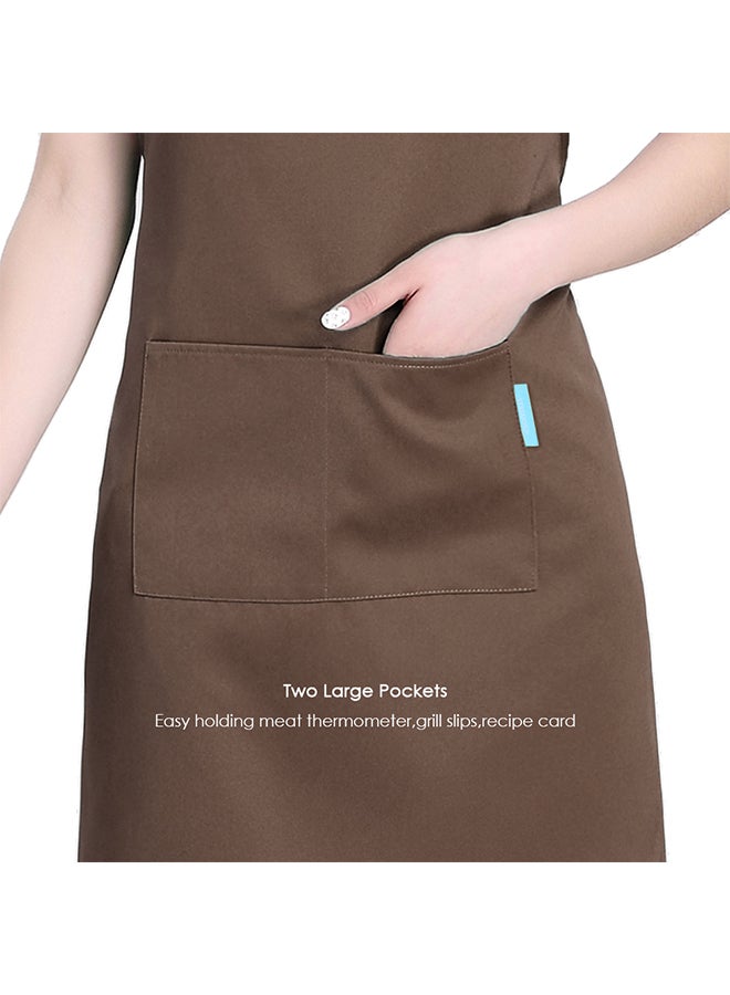 esonmus Polyester Kitchen Apron Coffee - Image 3