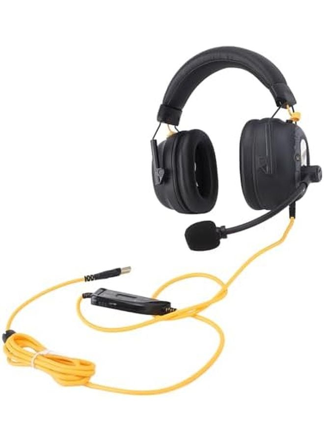 SUNGOOYUE HiFi Surround Sound USB Gaming Headphones Lightweight Over Ear Black - Image 3