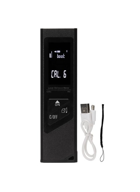 40M Laser Distance Meter USB Charging Range Finder Infrared Laser Distance Measuring Meter