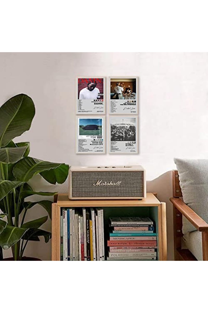 ASTRDECOR Kendrick Lamar Album Cover Signed Limited Posters Set of 4, Rapper Music Posters Kendrick Album Cover Posters for Room Aesthetic, Girls Room Decor (8x10inch, unframed) - Image 3