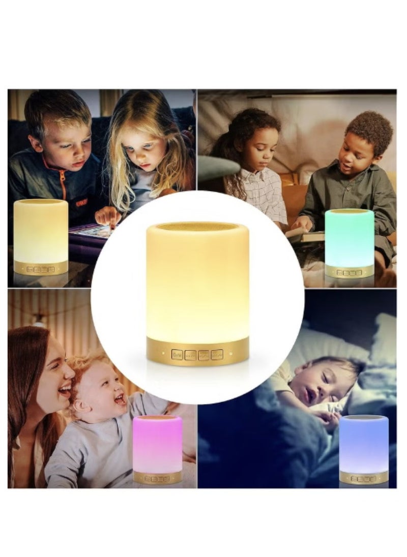 Generic Multi-Color Table Lamp Touch Lamp Portable  Bluetooth Speaker - Home Audio Gift for Children and Friends  - Image 3