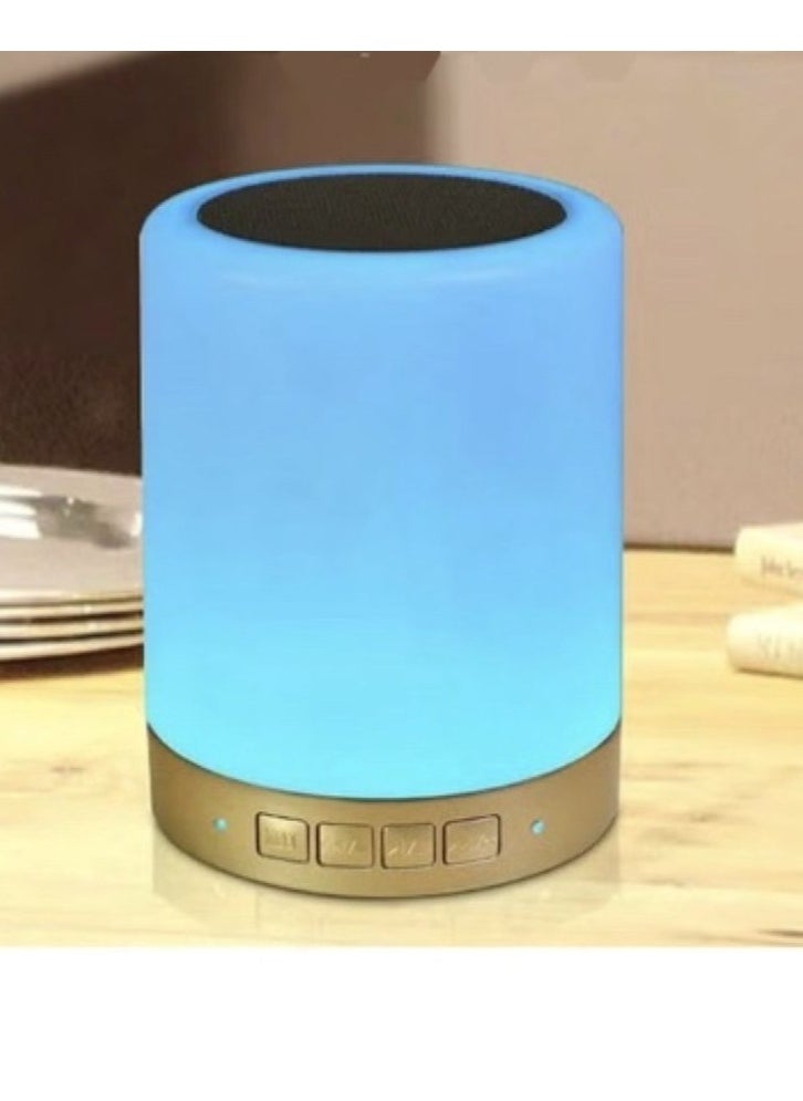 Generic Multi-Color Table Lamp Touch Lamp Portable  Bluetooth Speaker - Home Audio Gift for Children and Friends  - Image 4