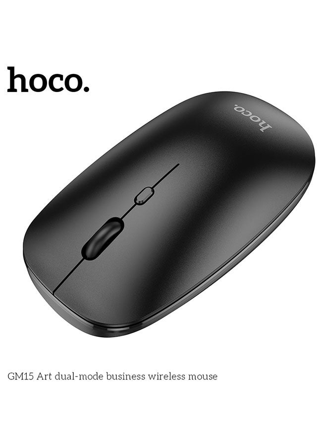هوكو. ماوس لاسلكي للأعمال بنمطين GM15 (أسود) - Image 3