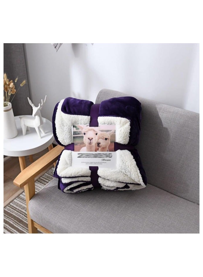 زيمينج بطانيه ناعمه/ غطاء سرير /مصنوعه من صوف الاغنام - Image 1