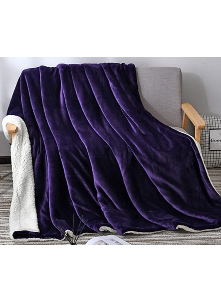 زيمينج بطانيه ناعمه/ غطاء سرير /مصنوعه من صوف الاغنام - Image 2