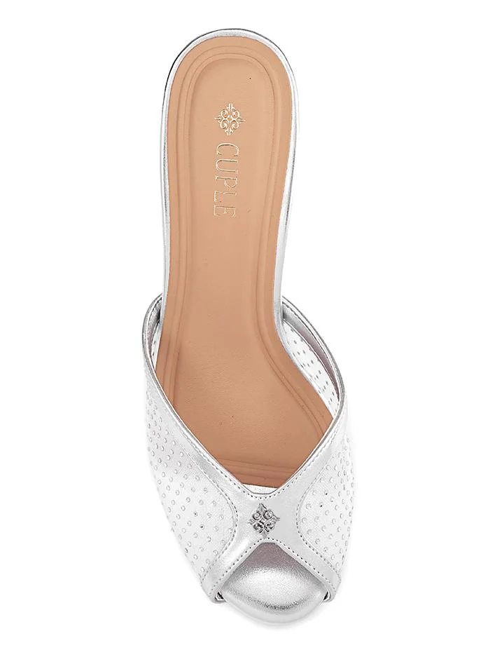 كابلي Cuple Embellished Multi Strap Flat Slides