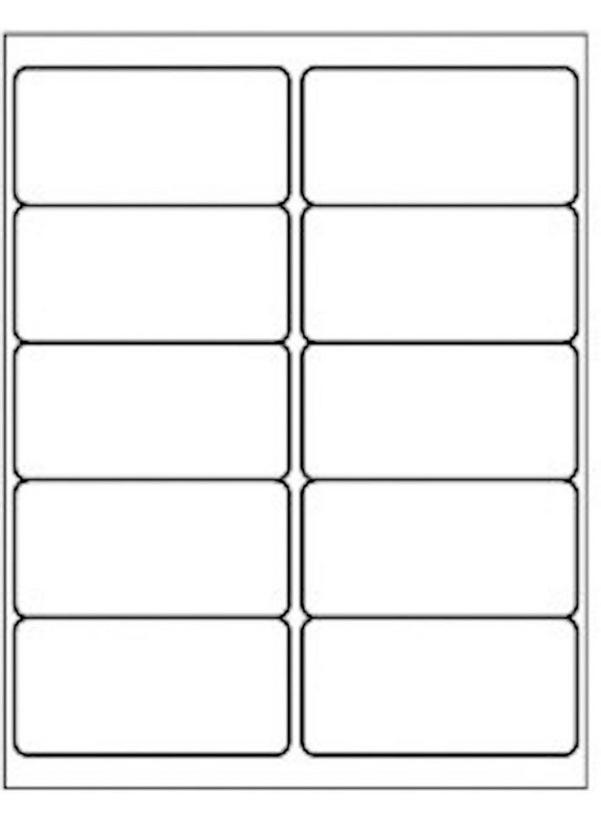 BESTEASY 2x4 Shipping Labels, FBA 10 Up Address mailing Labels, 100 Sheets Sticker Labels Compatible Laser/InkJet(1000 Labels) - Image 1