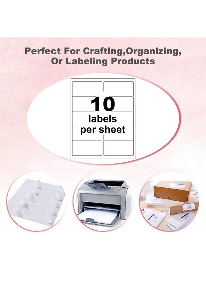 BESTEASY 2x4 Shipping Labels, FBA 10 Up Address mailing Labels, 100 Sheets Sticker Labels Compatible Laser/InkJet(1000 Labels) - Image 3