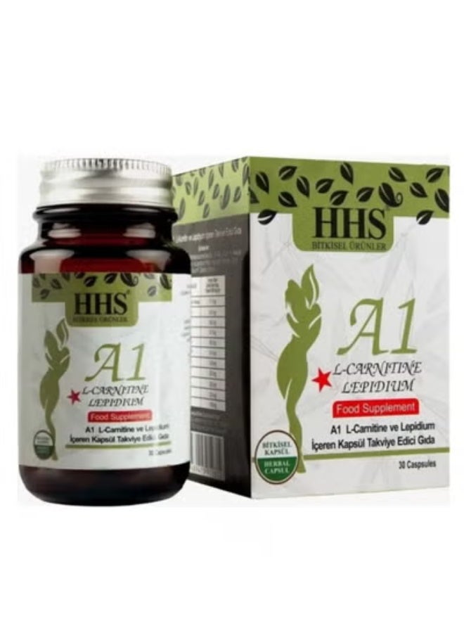 HHS Herbal Supplement to Support Weight Loss and Boost Fat Burning - 30 Capsules - Image 1