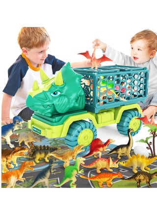 Race Car Toys Truck Toy Dinosaur Truck Toy Transport Car Carrier Truck for Toddlers Cars Toy Set Container Truck Toy for Kids 3-5 Years Old Birthday Gifts - pzsku/Z06F2B373A6D82305D226Z/45/1742891971/5d6635d3-7f5e-4104-b746-312866481119