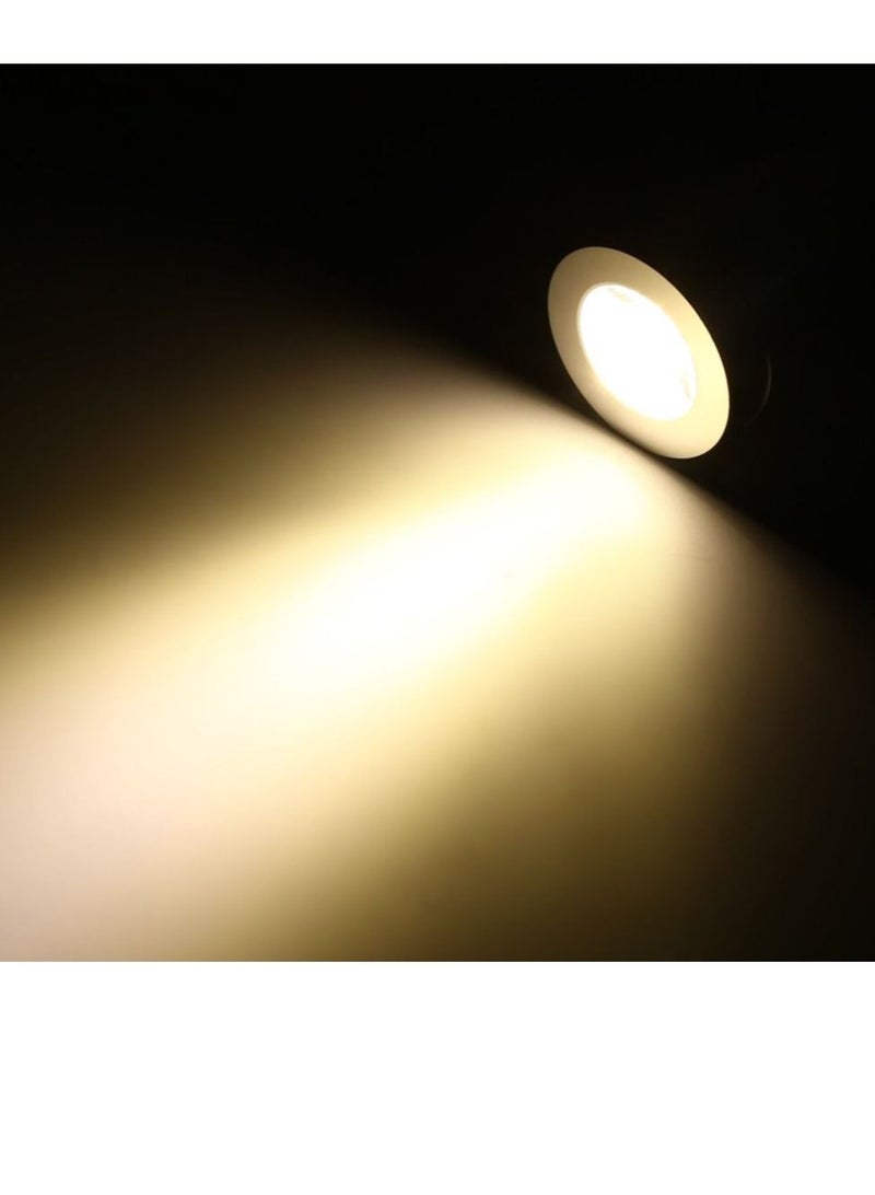 كابتن تيك LED Wall Lamps, 3W 85-265V Flexible Adjustable Gooseneck Bedroom Bedside Conical Wall Lamp Sconce Reading Light with Knob Switch for Bedroom, Office, Workbench, Studio(with Switch-Warm White) - Image 3