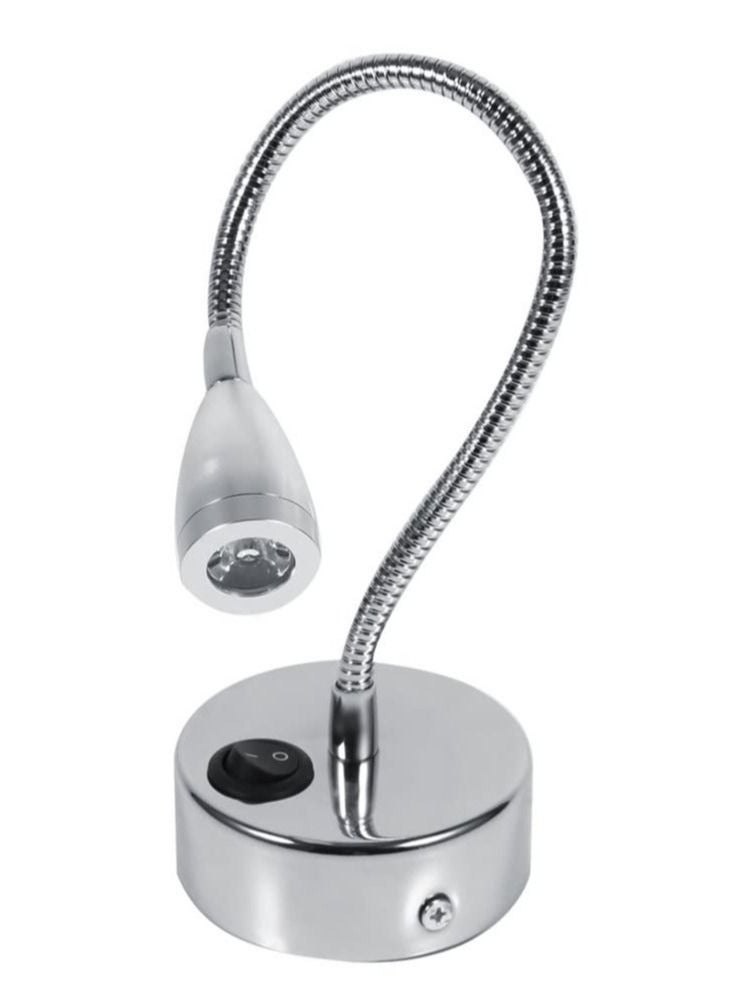 كابتن تيك LED Wall Lamps, 3W 85-265V Flexible Adjustable Gooseneck Bedroom Bedside Conical Wall Lamp Sconce Reading Light with Knob Switch for Bedroom, Office, Workbench, Studio(with Switch-Warm White) - Image 4