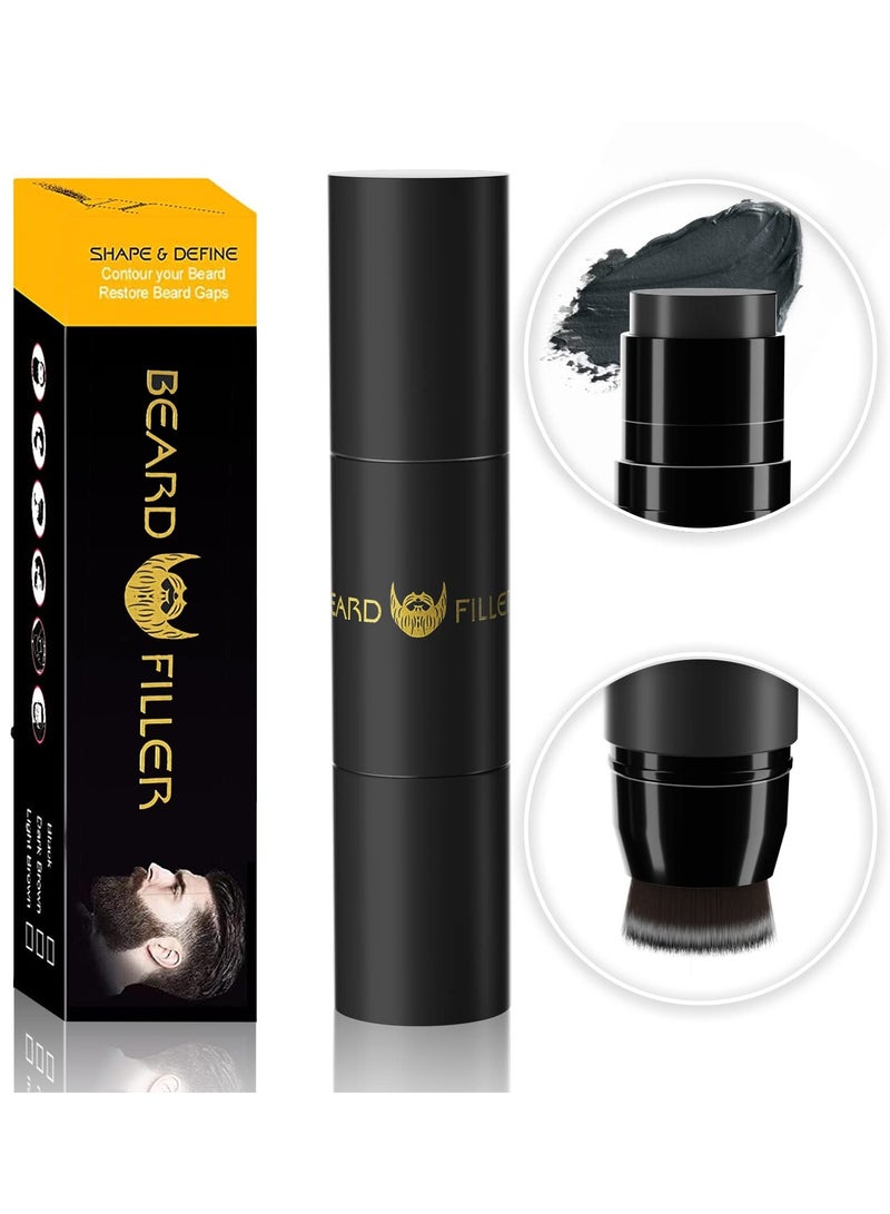 Excefore Beard Filler Stick, Beard Pen Cover Salt Beard To Black Beard Pencil Filler, For Men Filling Beard Gap Stick, Cover Facial Hair Patches Like a PRO - Image 1