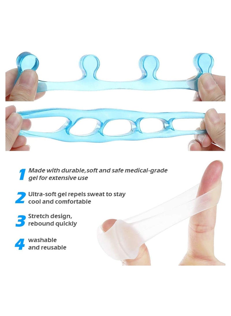 SYOSI Gel Toe Stretcher and Separator for Relaxing, 8 Pcs Bunion Relief, Hammer Toe and More for Women and Men Quickly Bunion Pain Relief Hallux Valgus Treatment Straighten Feet Alleviating Pain  - Image 3