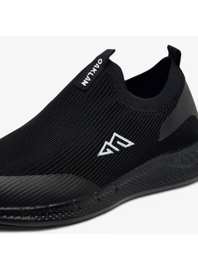 Oaklan by Shoexpress Men's Logo Print Slip-On Shoes