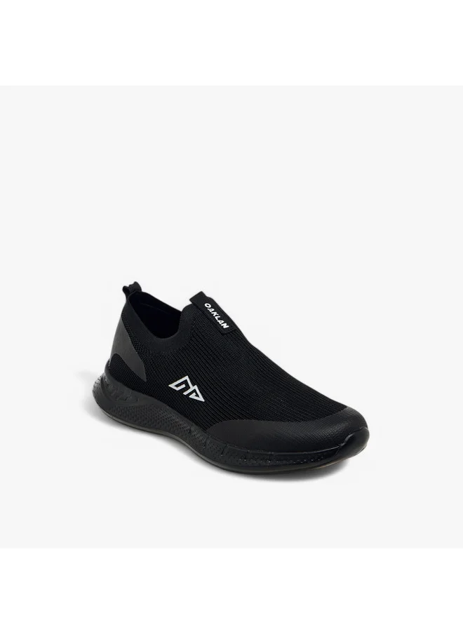 Oaklan by Shoexpress Men's Logo Print Slip-On Shoes