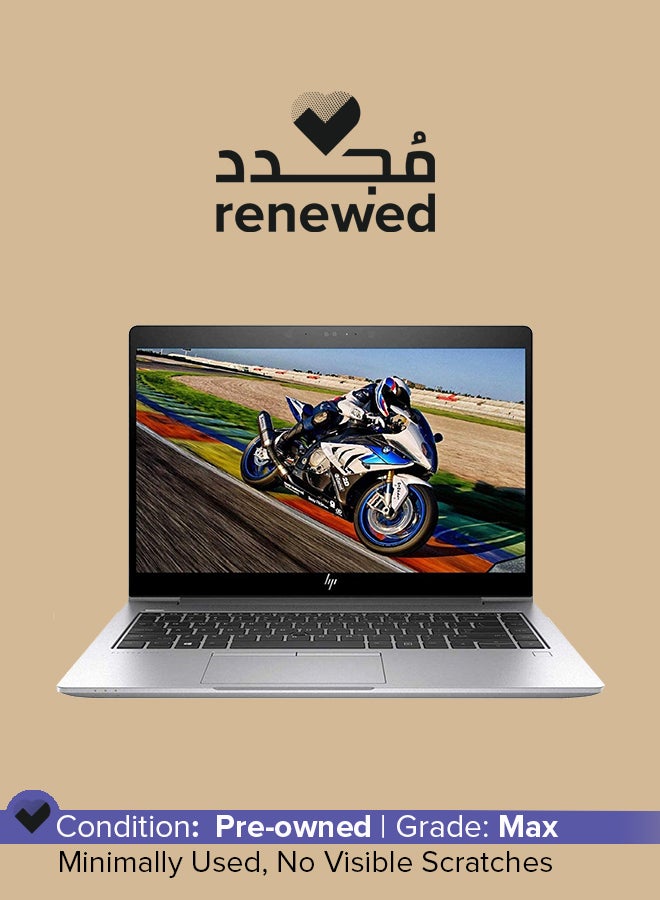 HP Renewed - Elite Book 840 G5 With 14-Inch Display,Core i5-8250U/8 GB RAM/512 SSD/Windows 10 _ English/Arabic Silver - Image 1