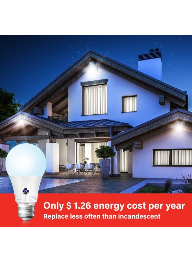 Sengled Dusk To Dawn Light Bulbs Outdoor 5000K Daylight Led Light Bulb 10.5 Watt Equivalent 1200Lm Automatic Dusk To Dawn Led Light Bulbs For Outdoor Lighting 3 Pack Ul Listed. - Image 5