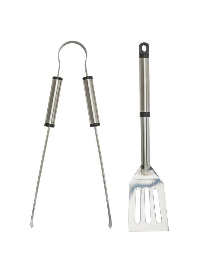 erorex 2-Piece Barbecue Tools Set, Stainless Steel - Image 1