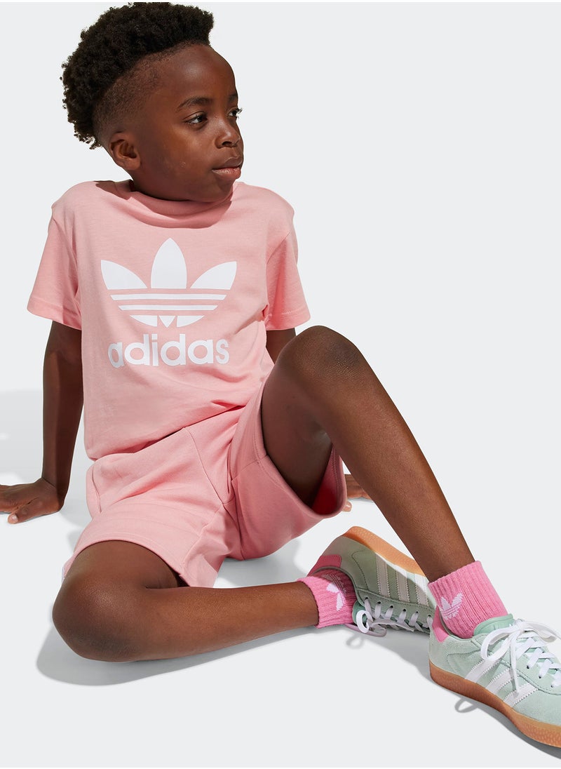 adidas Originals Kids Adicolor Shorts And T-Shirt Set  - Image 4
