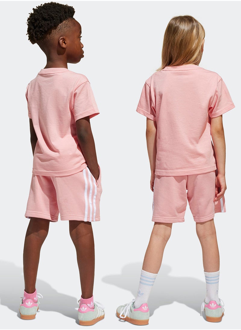 adidas Originals Kids Adicolor Shorts And T-Shirt Set  - Image 2