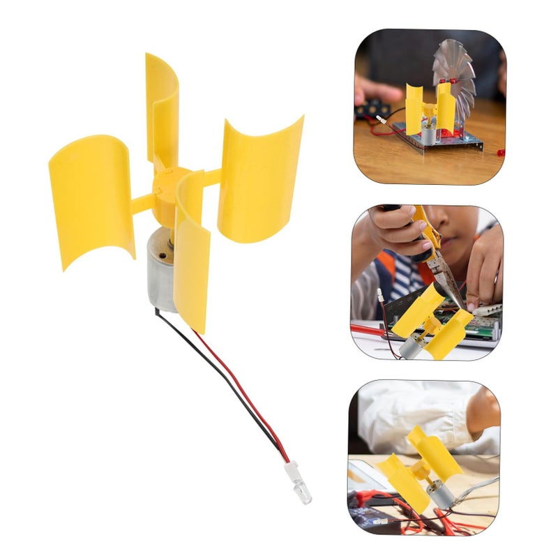 2 Pcs Mini Wind Turbine Generator Model Kit For DIY Educational Science Projects - Image 5
