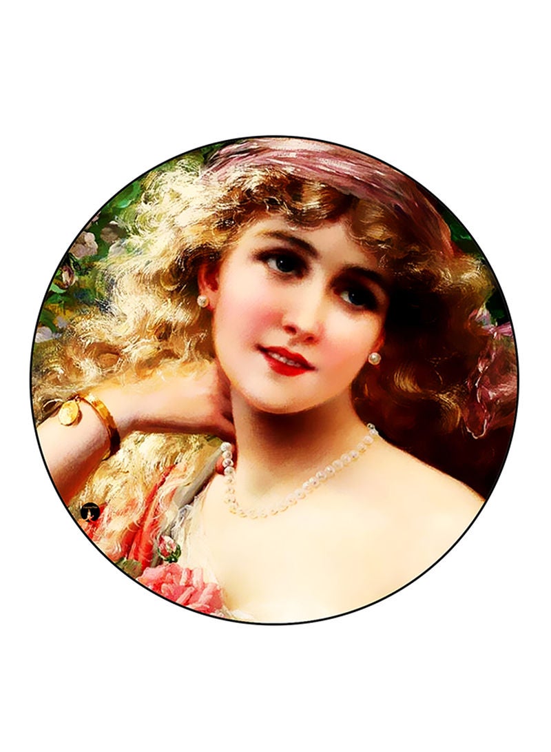 RKN Vintage Art Printed Mouse Pad Multicolour